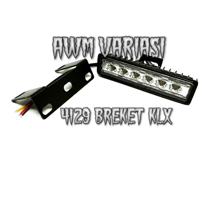 LED BAR SUPERMOTO HEADLAMP CRF KLX KTM VIAR LAMPU LED DEPAN