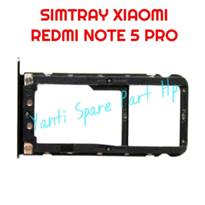 Simtray Sim Lock Xiaomi Redmi Note 5 5 Pro Original Terlaris New