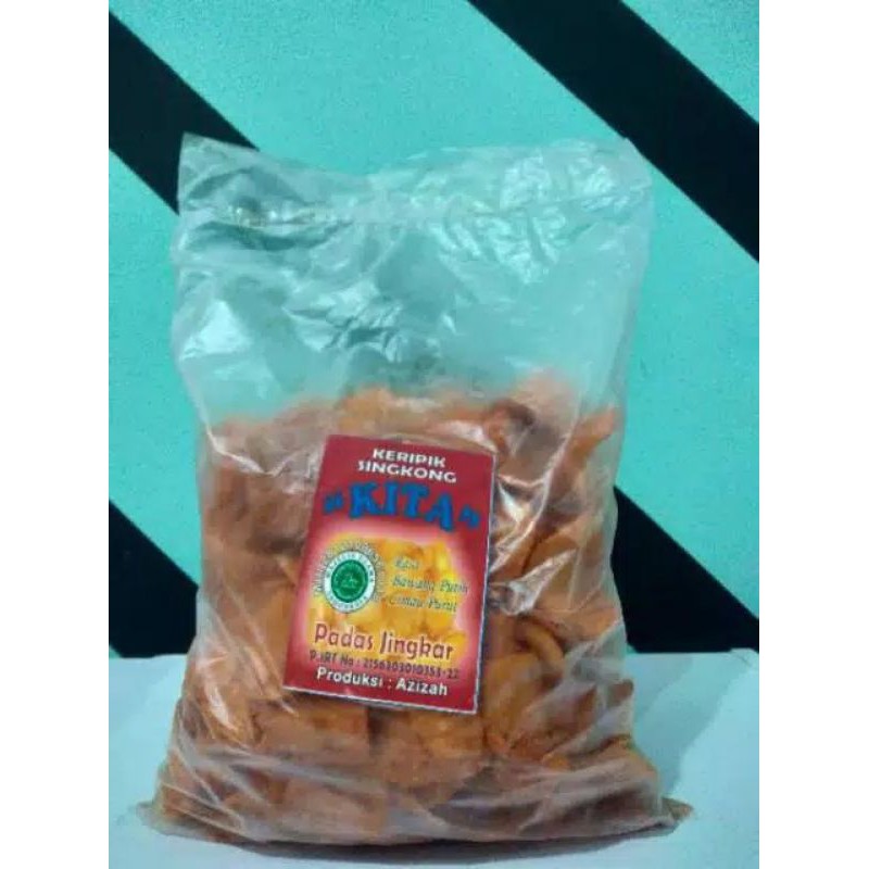 Cemilan keripik kita | singkong | makanan ringan - sneck - jajanan - kripik - pedas - asin - kiloan