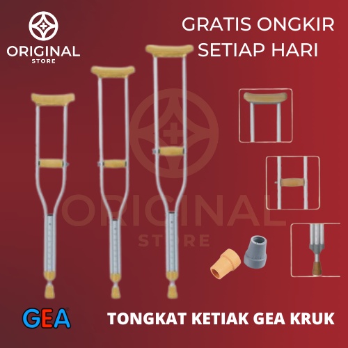 KRUK KETIAK GEA / TONGKAT BANTU JALAN GEA