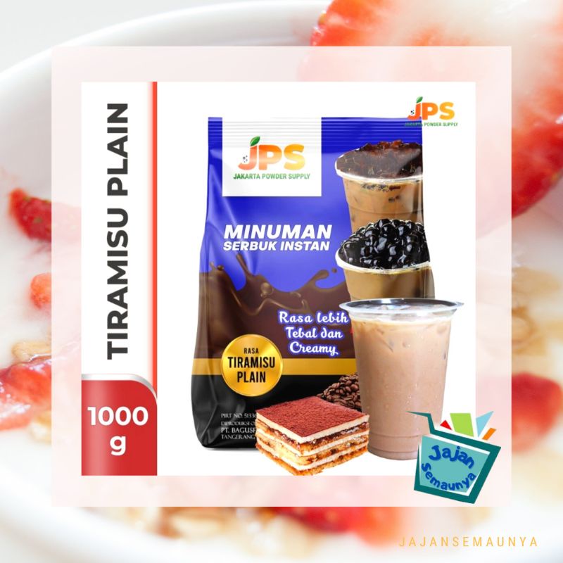 

Bubuk minuman JPS powder Tiramisu plain tanpa gula