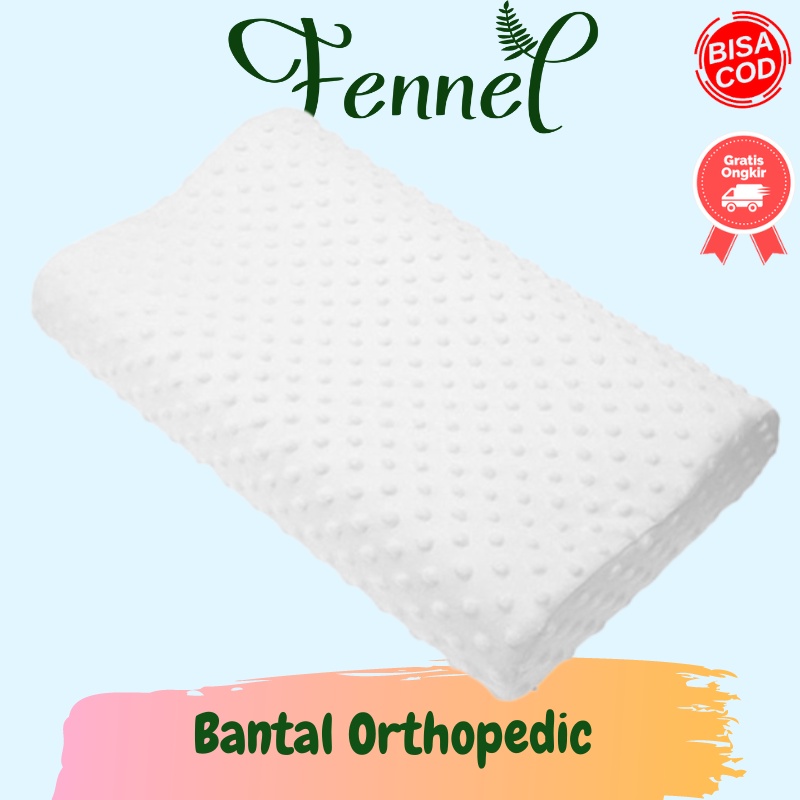 Bantal Kesehatan Leher Ortopedi Orthopedic Memory Foam Slow Rebound OPP10