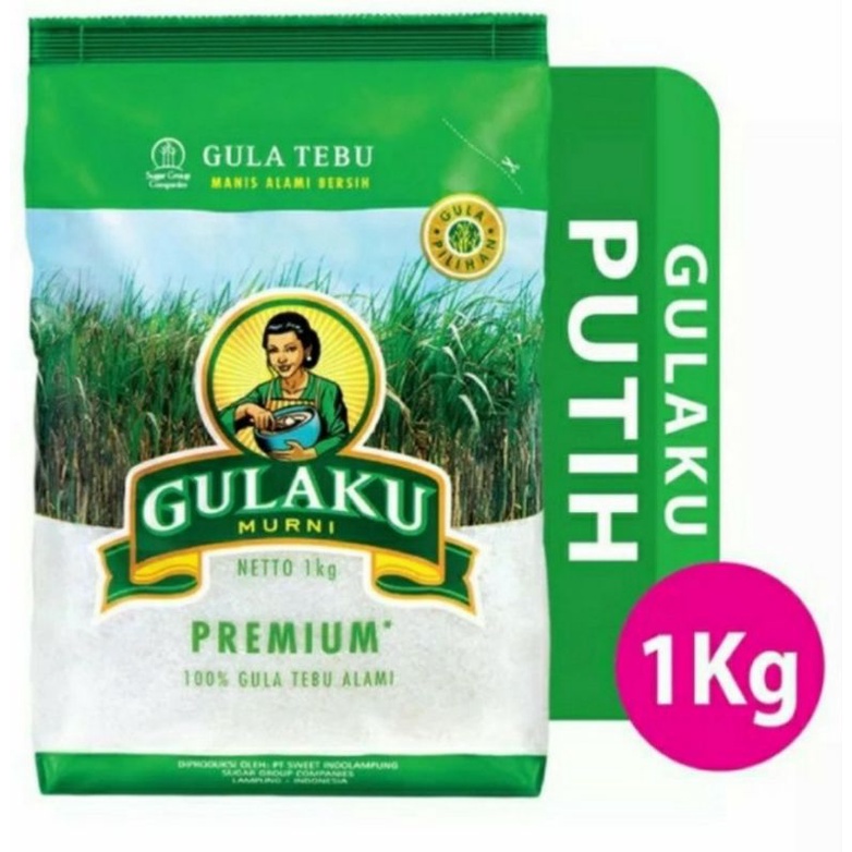 

Gula pasir 1 kg GULAKU mixed brand