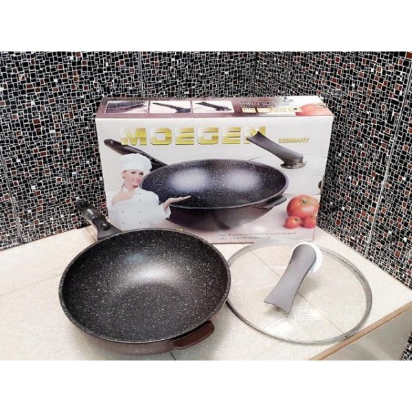 Jual PANCI WOK MOEGEN GERMANY ANTI LENGKET TEFLON Berkualitas