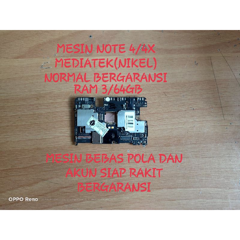 mesin note 4 mediatek normal ram 3/64gb mesin xiaomi note 4x mediatek normal mesin note 4 4x normal