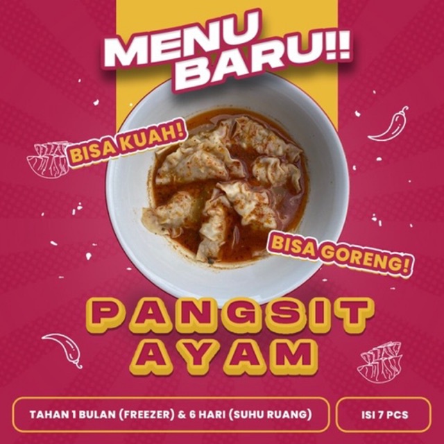 PANGSIT KUAH PANGSIT AYAM GORENG Nyemilsaji