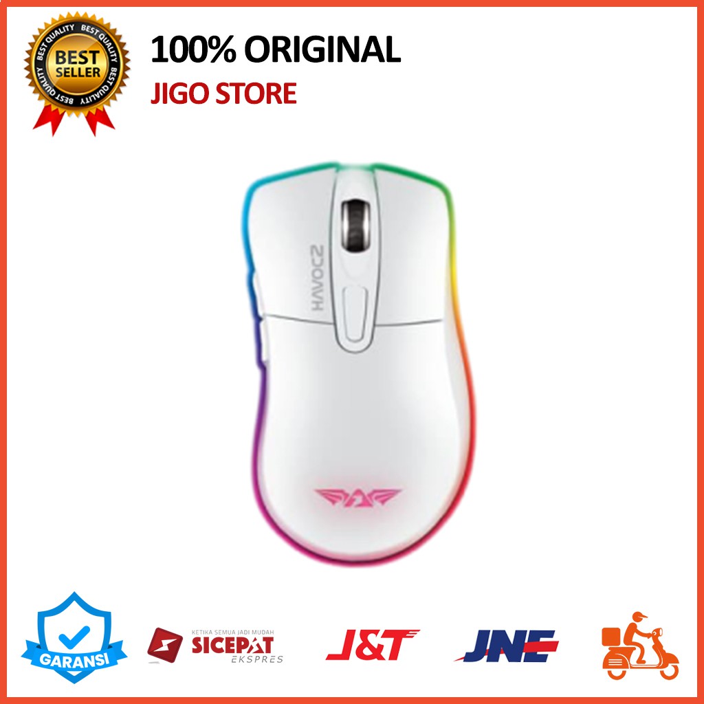 Mouse Wireless Armaggeddon Havoc 2 Havoc II W5K6 Mouse Gaming Bluetooth Original Berkualitas