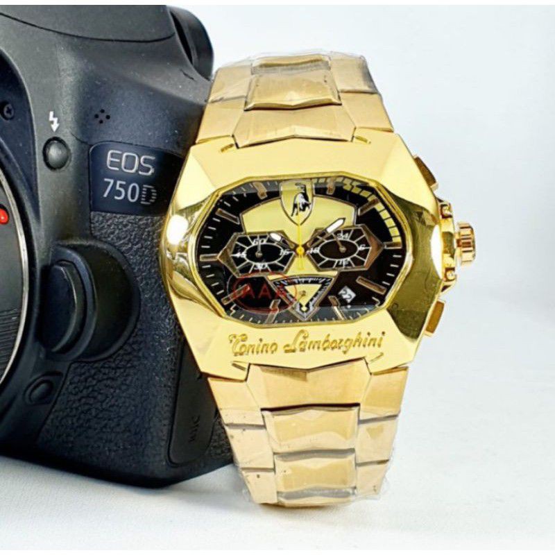 Jam Tangan Pria Lamborghini Tonino 8811 Premium Tanggal Aktif - Free Box Batre Cadangan Original