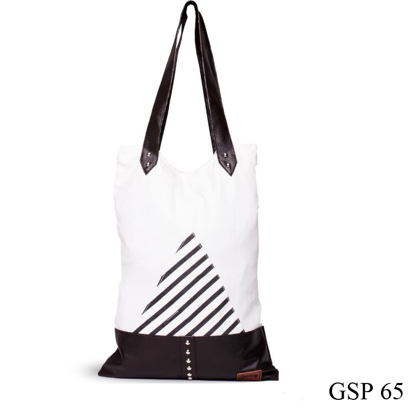 Tas Fashion Terbaru Canvas Putih – GSP 65