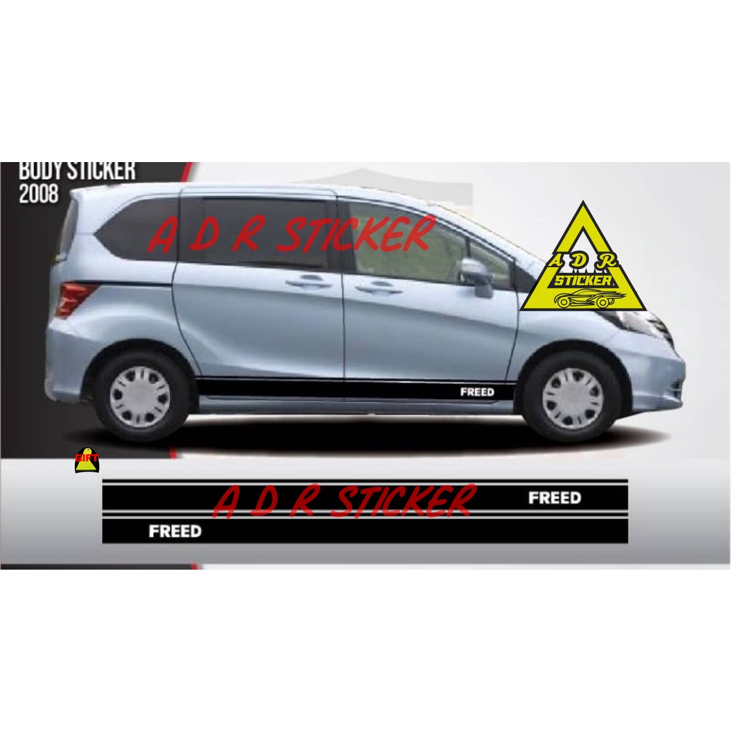 STICKER STIKER MOBIL HONDA FREED STICKER LIST MOBIL HONDA FREED TERBARU