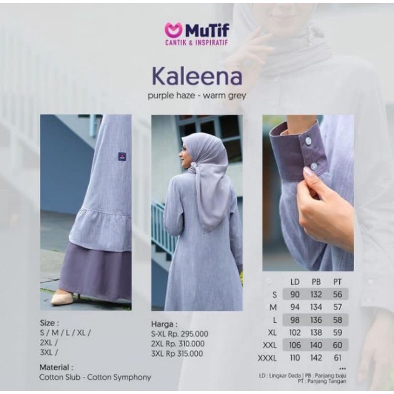 Gamis Kaleena by Mutif