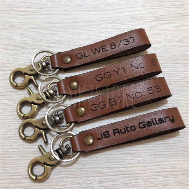 Genuine Leather KeyChain / Kulit Asli / Custom Key Chain