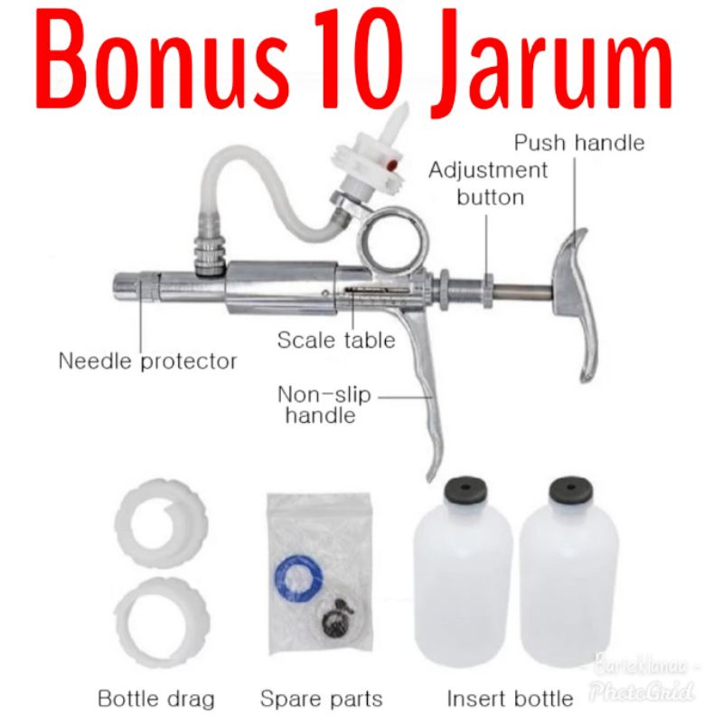 alat suntik ayam otomatis  jarum Suntikan ayam 0.5 -5ml jarum suntik babi kambing alat suntik vaksin