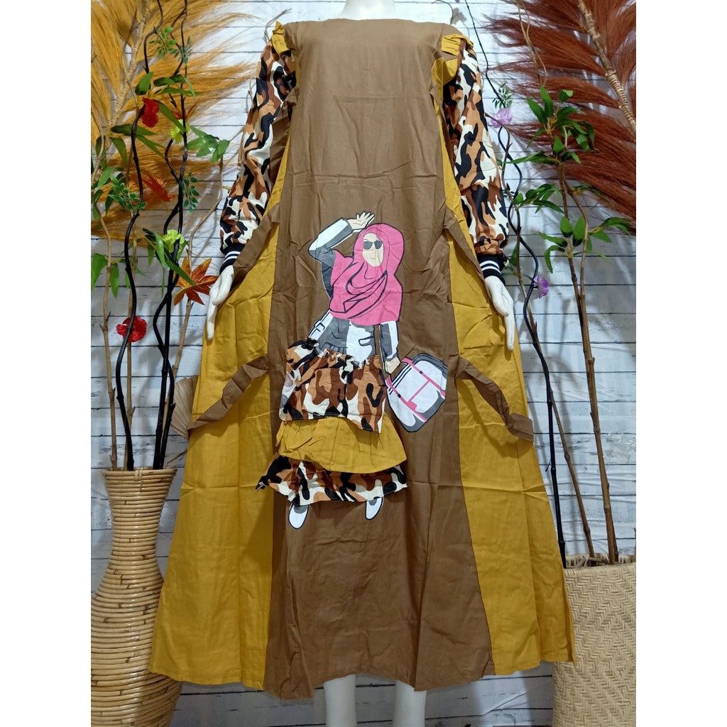 LANGSUNG KIRIM gamis chitato terbaru / gamis katun paris