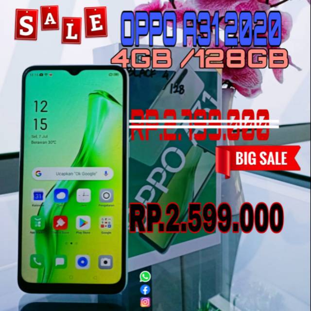 OPPO A31 RAM 4GB/128GB
