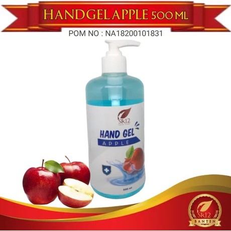 SR12 Hand Gel Apple 500 ML / Antiseptik Original SR12