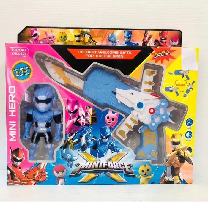 MAINAN X MINIFORCE ROBOT MINI X POWER RANGER ( 026B )