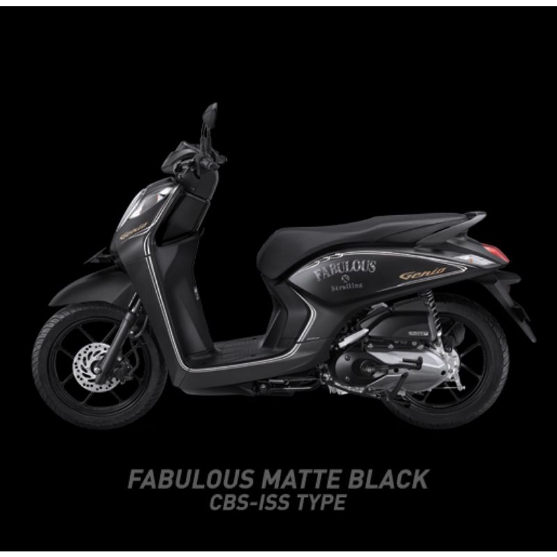 Spakbor Depan Honda Genio Warna Hitam Doff