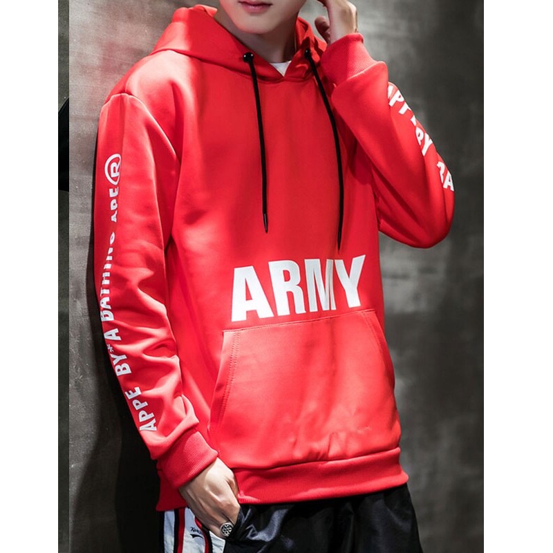 Lilipop.id Sweater Pria Appe Army Hoodie Jumper Outwear