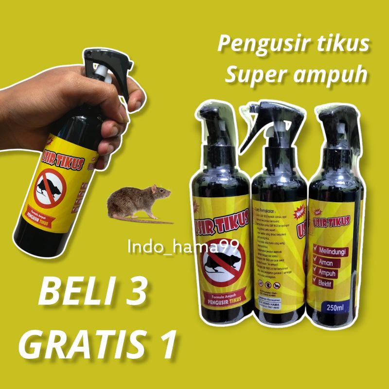 SEMPROT PENGUSIR TIKUS 3 in 1 TERJAMIN AMPUH 100%