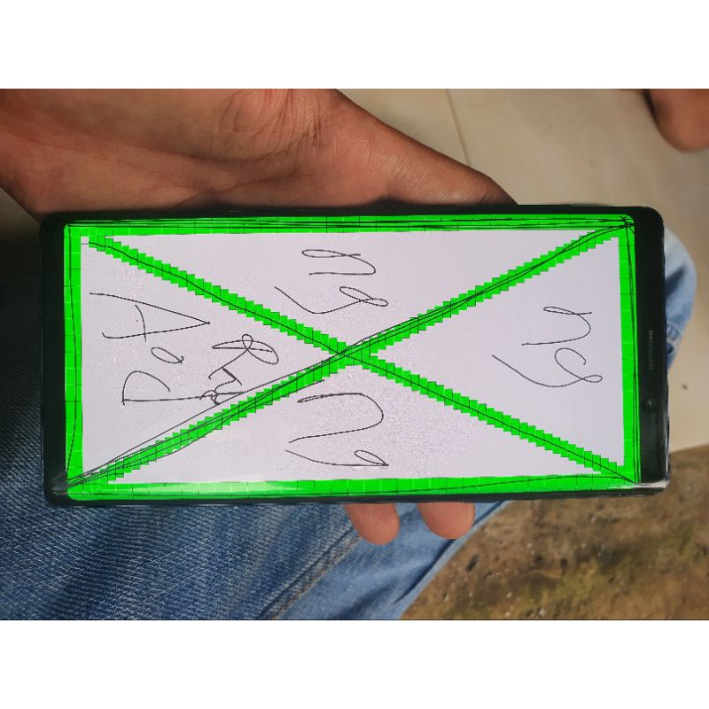 lcd samsung note 9 minus  aod