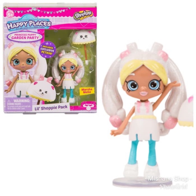 Happy Place Marsha Mello Shoppies Shopkins Doll Princess Garden