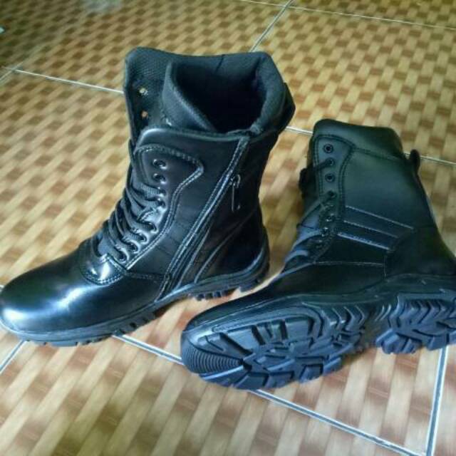 Termurah  Sepatu pdl tali resteng hitam tni al ad