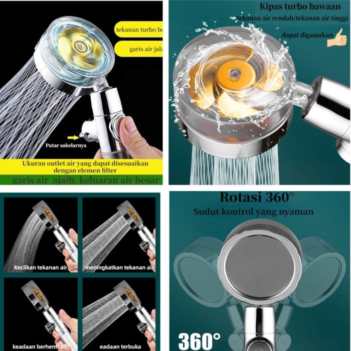 barokah gamis HI-SHO SHOWER / SHOWER DESAIN SMART JET PROPELLER BONUS SELANG