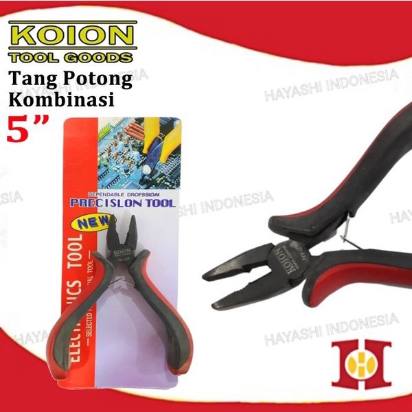 Tang Potong Kombinasi Kupas Kabel Kawat Listrik Mini Combination Plier