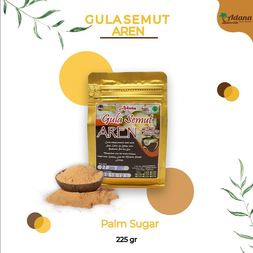 

Gula Semut Aren Asli 100% Sehat Enak 225gr