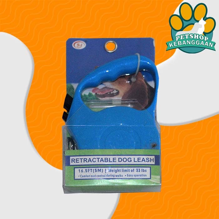 Tali Tuntun HEWAN SJ-188-5M / RETRACTABLE DOG LEASH 5M