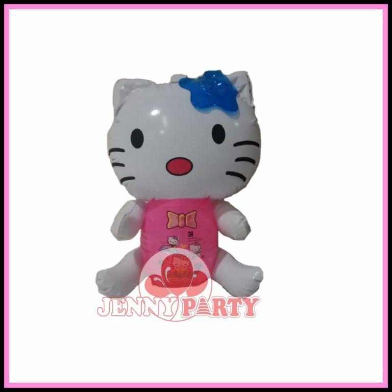 Balon tiup hello kitty