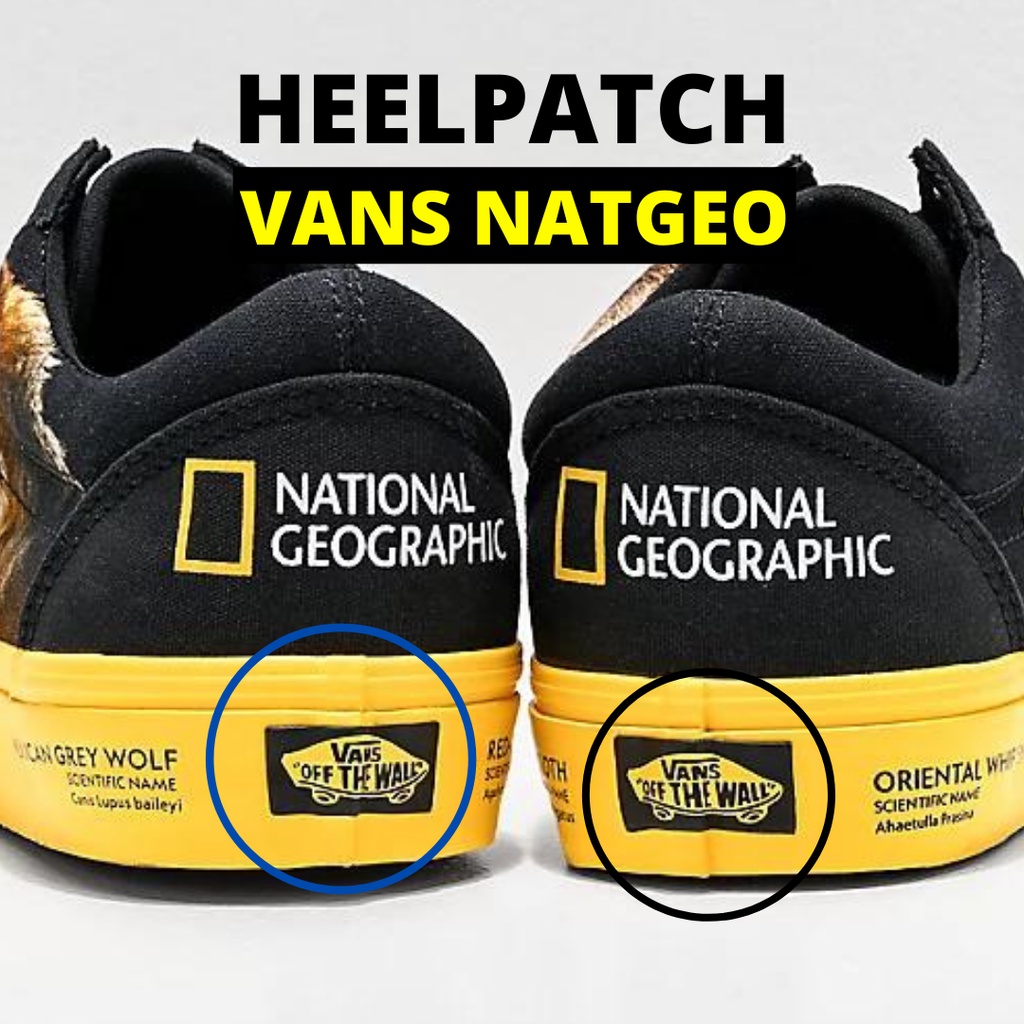 Heel Patch Vans &quot;National Geography&quot;