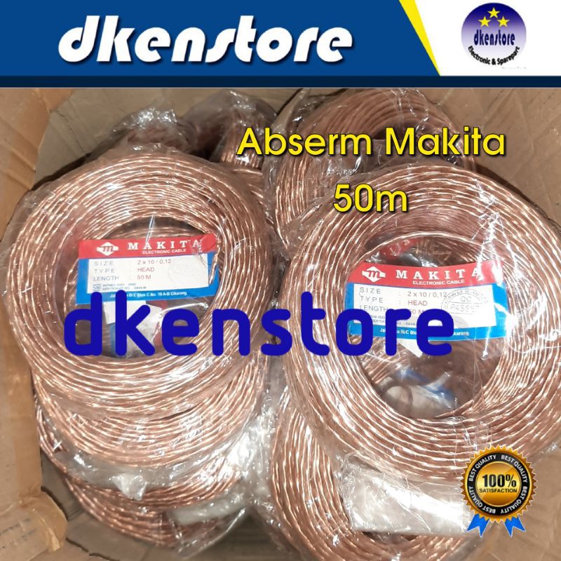 Kabel Head Abserm stereo makita 50m Original