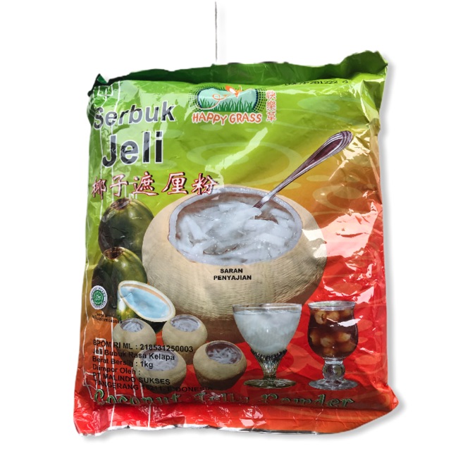 Happy Grass Serbuk Jeli Coconut Jelly / Kelapa Powder 1kg