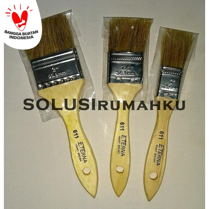 

Kuas Eterna Bulu Halus 1 1/2" Koas Kuas Kuwas 11/2 Inch 4 cm 4cm SRNew2585