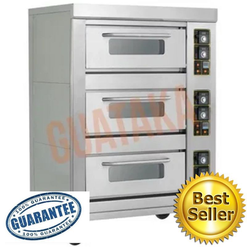 PROMO GAS OVEN GUATAKA GTK010004 3 Deck 6 Tray