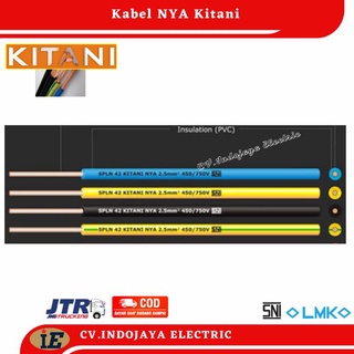 Jual Kabel Nya Mm Kitani Kabel Listrik Kawat Tunggal Engkel Harga Meteran Shopee Indonesia