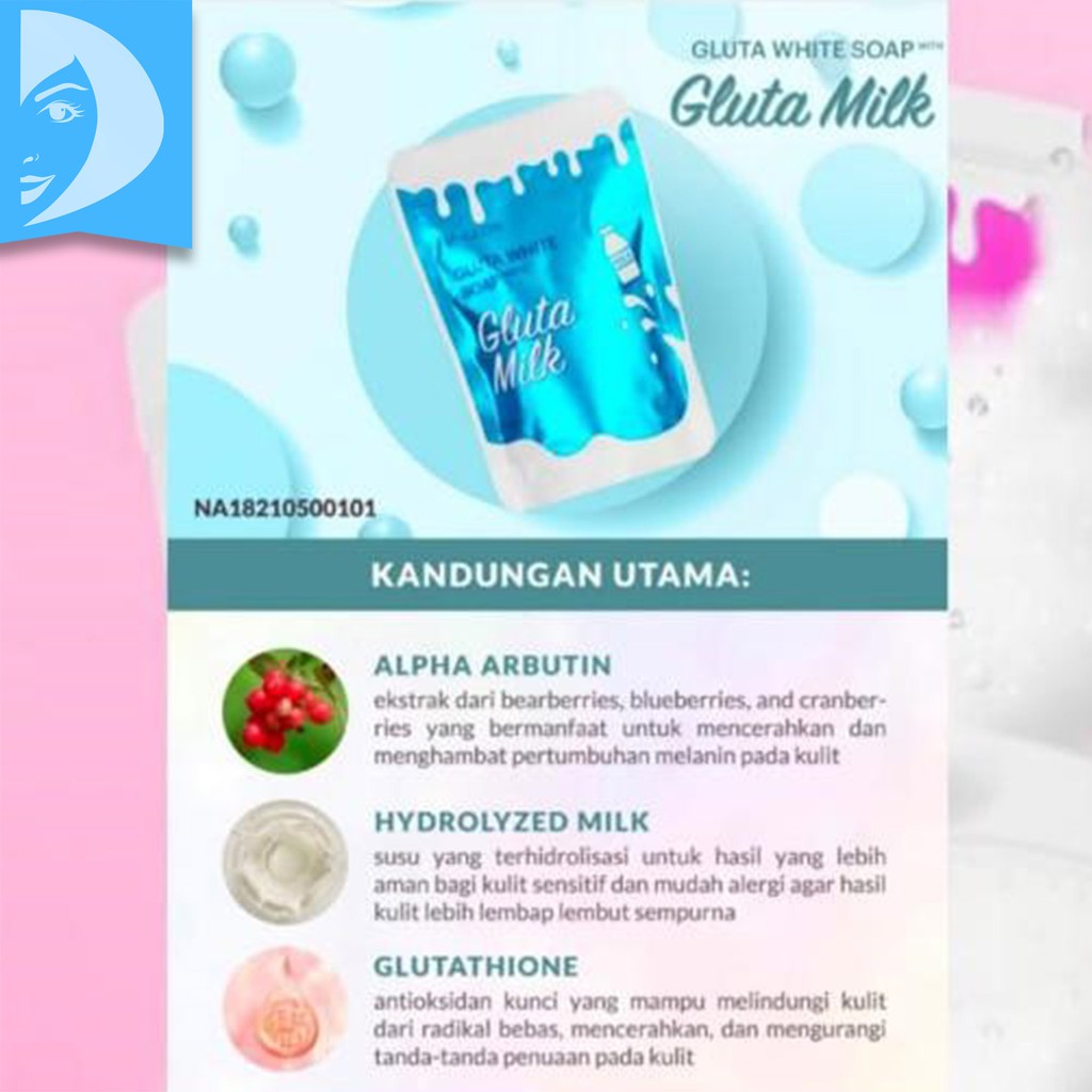 Ms Glow Gluta White Soap Sabun Pemutih Badan MsGlow Whitening Soap / Sabun Mandi Ms Glow Gluta Soap