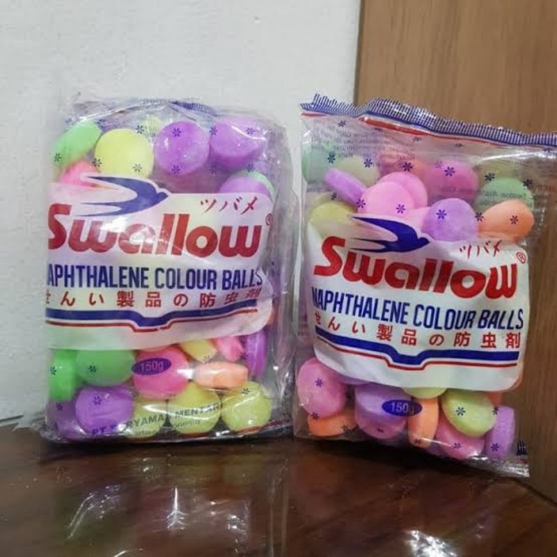 Kamper Swallow Naphtalene Colour Balls/Warna 35g