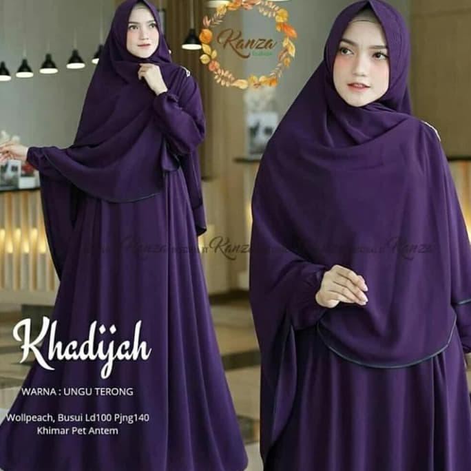 KHADIJAH SYARI | BAJU GAMIS SYARI | SETELAN HIJAB MODERN