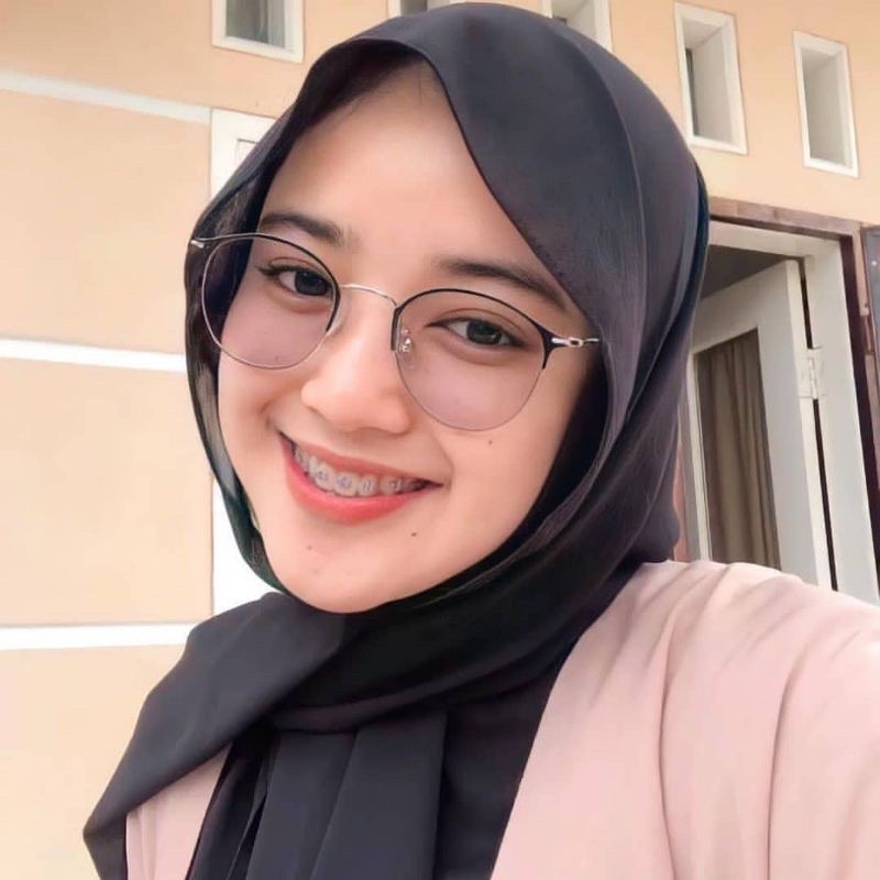 Half Frame Bulat Oval | Kacamata Minus Baru Model Gantung