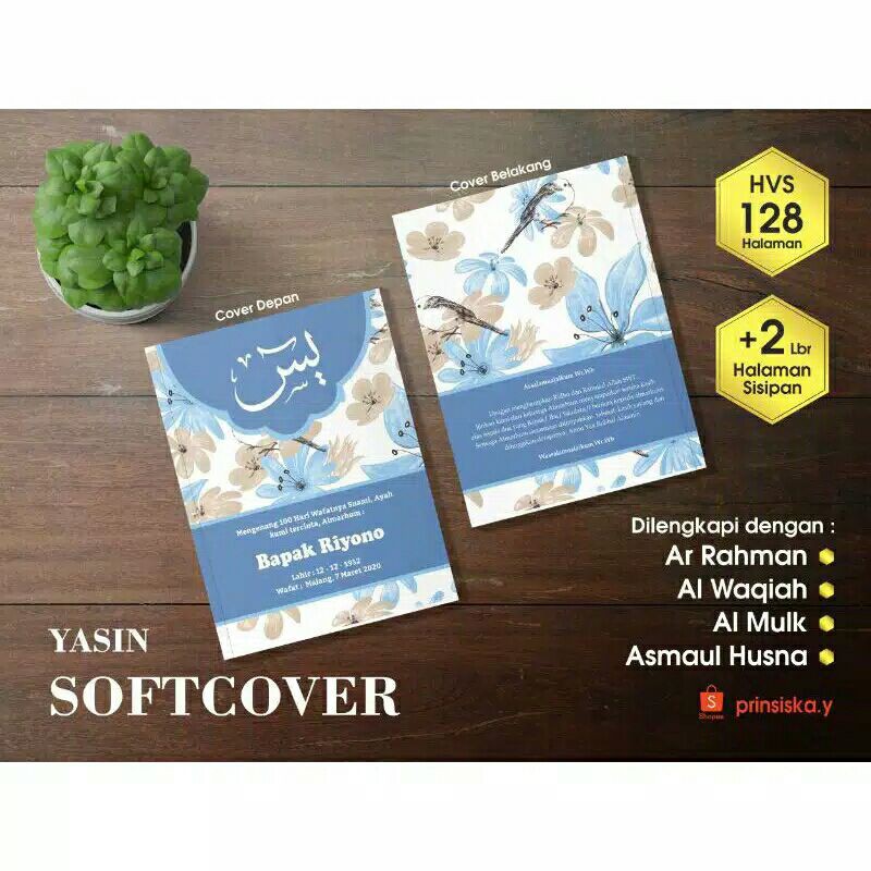 Buku Yasin dan tahlil 128 halaman