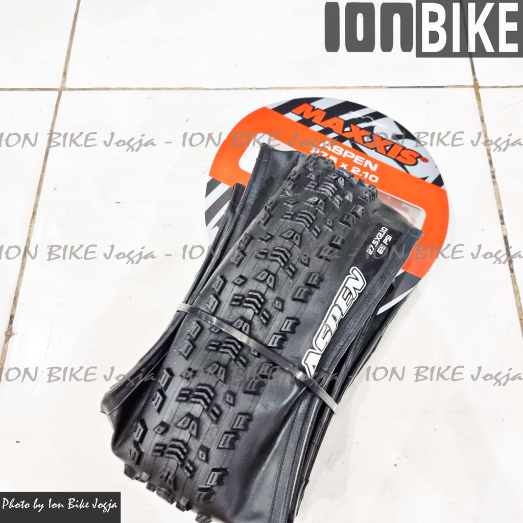 ban luar Maxxis Aspen 27.5 x 2.10 kevlar untuk aspal - ban sepeda MTB gunung XC nanjak ringan murah