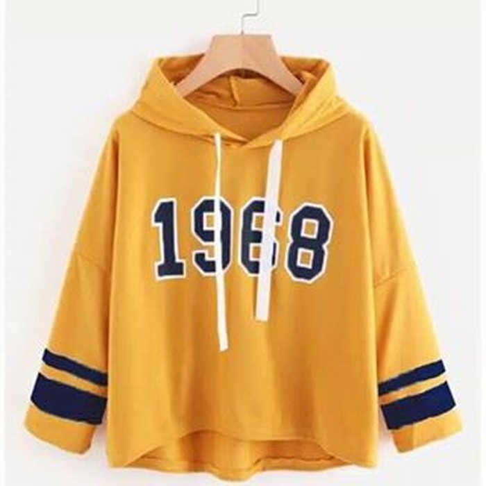 TBI - Oversize Hoodie Strip Baseball Sweater K-Pop 1968 Korean Style