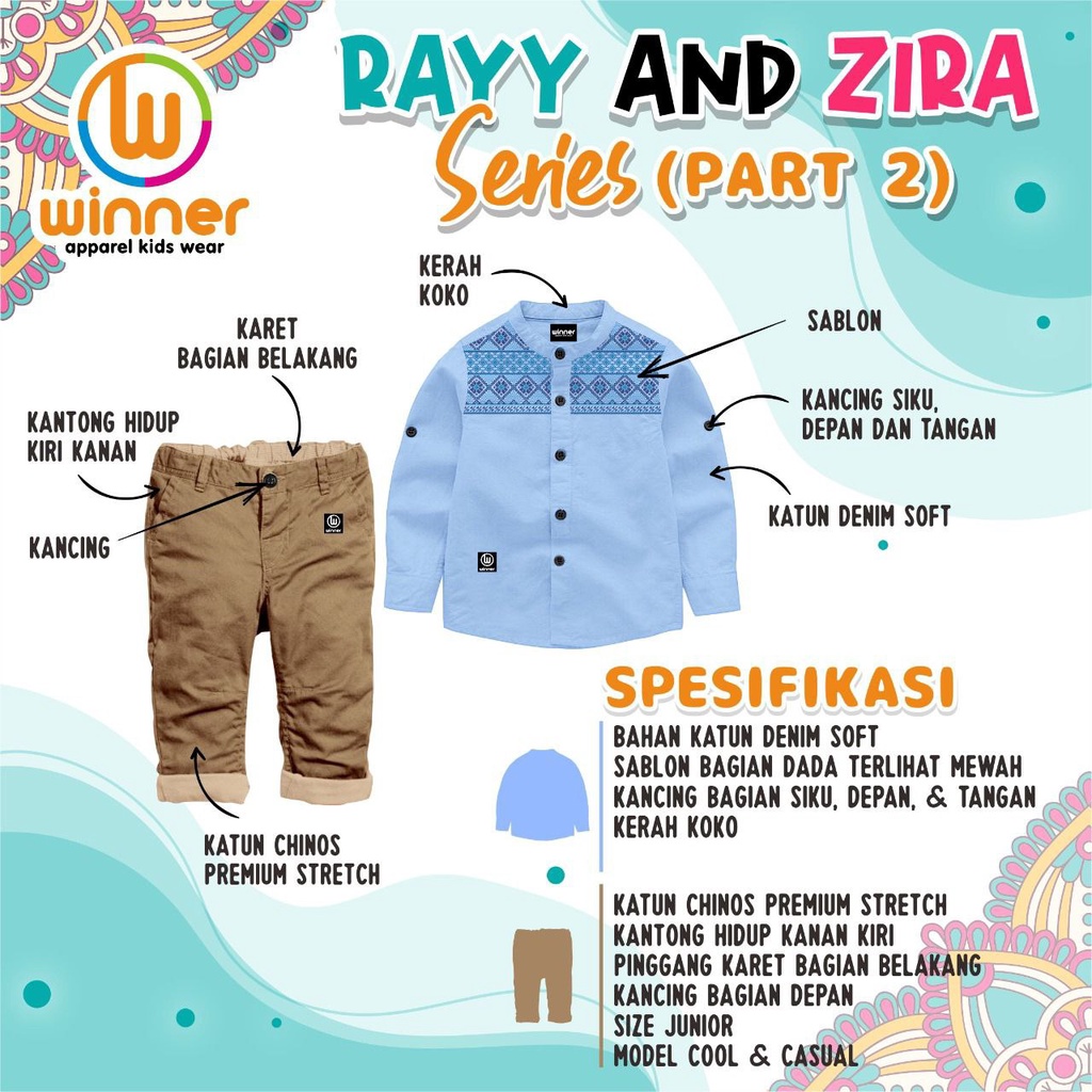 winner - rayy and zira | koko anak dan junior