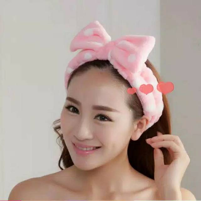 BANDANA PITA - BANDANA BIG BOW -BANDANA MASKER -BANDO KAIN - MAKE UP