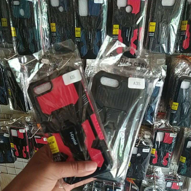 oppo a3s hardcase robot phantom case