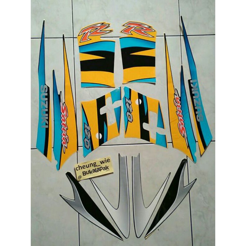 striping satria hiu striping standar