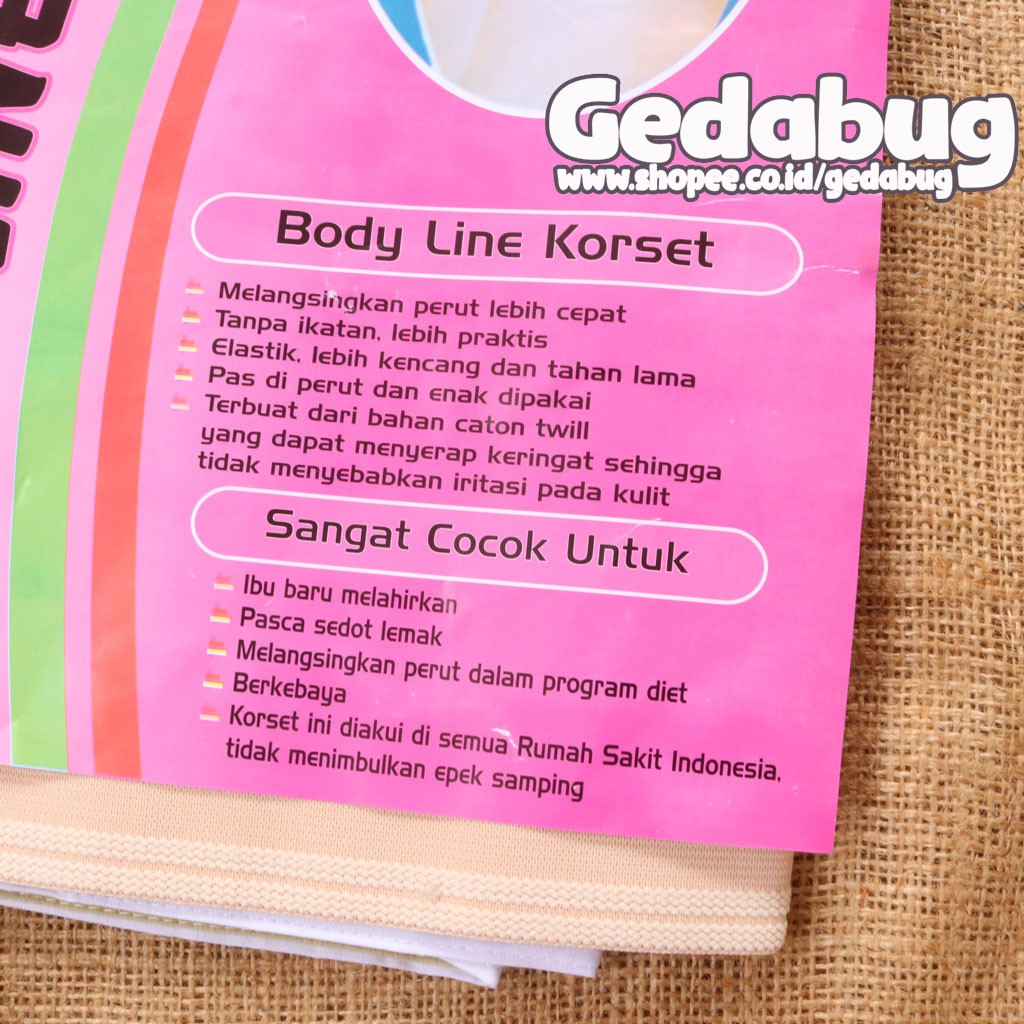 Korset / Corset Perut ibu Melangsingkan setelah hamil / Pasca melahirkan Korset Bodyline / Body line